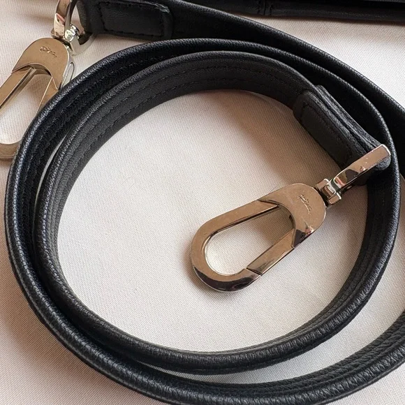 longchamp le pliage cuir medium tote - Picture 4 of 16